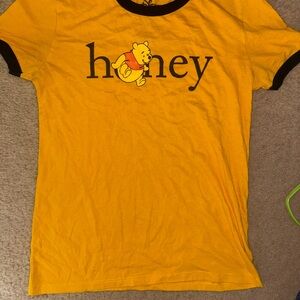 Disney Yellow and Black T-Shirt